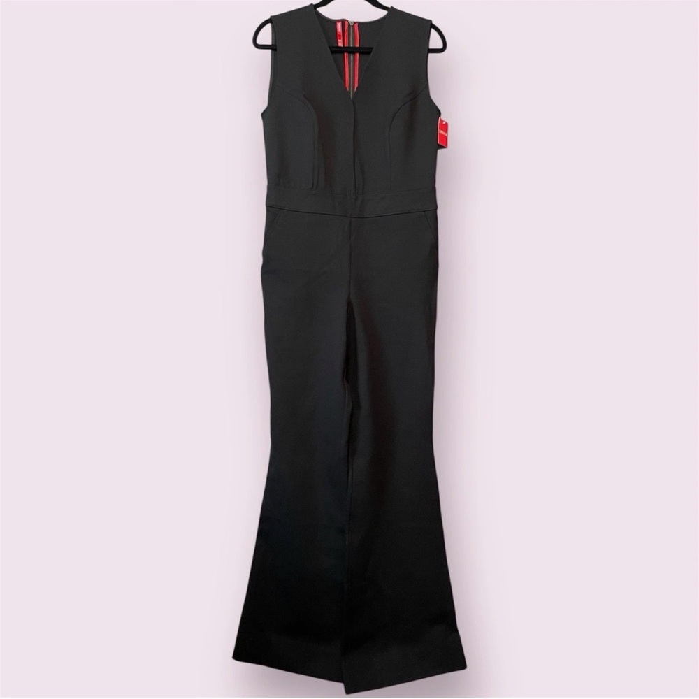 NWT SPANX The Perfect Jumpsuit, Size Medium, Classis Black Color - Picture 2 of 8